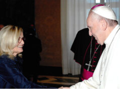 Carla Rinaldi al Global compact di Papa Francesco