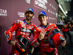 Uno-due per il Ducati Lenovo Team a Lusail, con Marc Márquez vincitore di gara e Francesco Bagnaia secondo