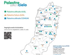 La rete reggiana delle Palestre sotto il cielo celebra l’arrivo della primavera