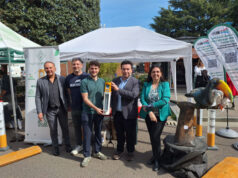 Inaugurato in piazza libertà a Maranello il contenitore per mozziconi