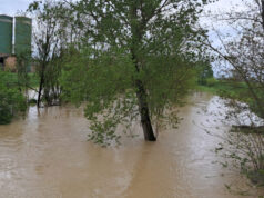 Confermata l’allerta rossa anche per domani nella pianura piacentina e parmense per il passaggio della piena del Po