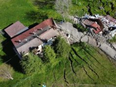 Boccassuolo: la frana avanza ancora raggiungendo il torrente Dragone