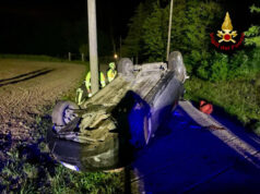 Auto fuori strada, donna ferita a Fontanelice