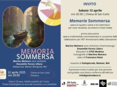 “Memoria sommersa”, un’opera multimediale tra narrazione, danza e musica