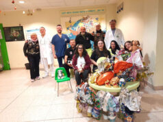 Le uova di Pasqua al Policlinico giungono in sella a splendide motociclette