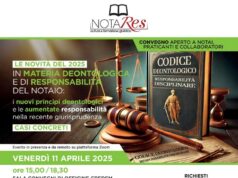 I nuovi principi deontologici e le responsabilità del notaio: l’11 aprile un convegno a Reggio Emilia