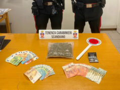 Scandiano: 20enne nei guai, trovato con un etto e mezzo di marjuana in camera da letto