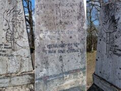 Imbrattata a Monte Sole la stele che ricorda la brigata partigiana Stella Rossa. La condanna dell’Anpi