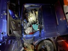 Imola: due feriti in un violento tamponamento tra camion sulla A14