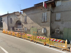 SP 467R, restringimento carreggiata in località Bosco per messa in sicurezza di uno stabile privato