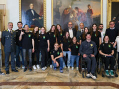 Modena, atleti e i tecnici del nuoto pinnato e paralimpico ricevuti in Municipio