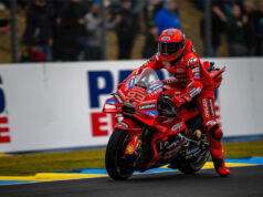 Secondo posto per Marc Márquez ed il Ducati Lenovo Team sotto la pioggia battente di Le Mans