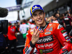 Terzo gradino del podio a Silverstone per Marc Márquez e il Ducati Lenovo Team