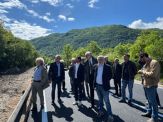 Riapertura ufficiale questa mattina per la Sp108 nei pressi del ponte del Pianello