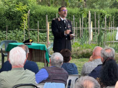 Il Comandante della Stazione Carabinieri di Sassuolo incontra gli anziani presso l’Associazione “Orti Sul Secchia”