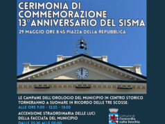 Concordia commemora il 13° anniversario del sisma 2012