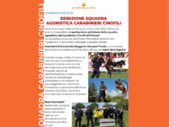 Esibizione della squadra agonistica dei Carabinieri Cinofili di Firenze a San Polo d’Enza