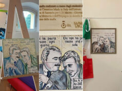 Gli studenti del Volta celebrano Falcone e Borsellino con pannelli ceramici