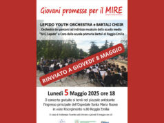 Causa previsioni meteo sfavorevoli per il pomeriggio di oggi, rinviato il Concerto “Giovani Promesse per il MIRE”