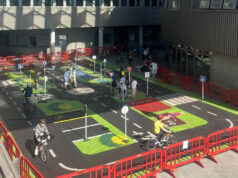 Tappetone didattico per l’educazione stradale a Formigine