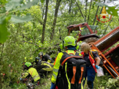 Monterenzio: trattore finisce in una scarpata, un ferito