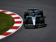 Verstappen e Russell più veloci nelle libere in Canada, Leclerc a muro