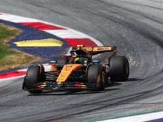 Norris pole in Austria davanti a Leclerc, Hamilton in seconda fila