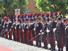 I carabinieri nei chiostri di San Pietro a Reggio per celebrare il 211° anniversario della fondazione dell’Arma