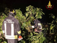 Una ottantina gli interventi dei Vigili del fuoco per il nubifragio di ieri sera nel reggiano