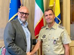 Il nuovo comandante dell’Accademia militare in Municipio