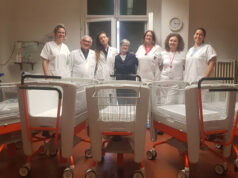 Il Gruppo Carlo Riccò & Fratelli S.P.A. dona cinque culle per rooming in alla Neonatologia del Santa Maria Nuova