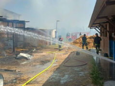 Incendio in un maneggio ad Imola