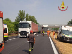 Quattro feriti lievi in un incidente stradale sulla A22 a Campogalliano