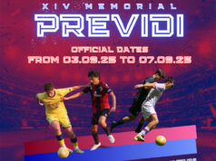 Memorial Previdi, la XIV edizione dal 3 al 7 settembre 2025