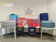 Traffico illecito di sigarette all’aeroporto di Bologna: in cinque mesi sequestrati da GdF e Dogane oltre 160 kg di prodotti illeciti