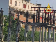 San Lazzaro di Savena: incendio stazione elettrica ad alta tensione