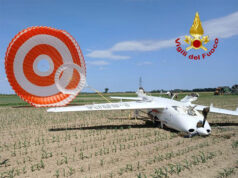 Ultraleggero cade a Molinella, ferito il pilota