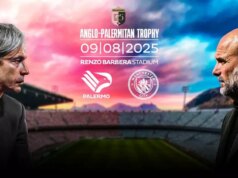 Il 9 agosto amichevole Palermo-Manchester City al Barbera