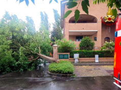 Violento temporale nel pomeriggio su Reggio Emilia e provincia