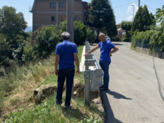 Casalgrande, sopralluogo di Sindaco e tecnici sulle zone di maggior criticità a seguito degli eventi atmosferici del 16 giugno