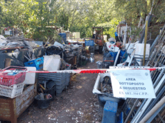 Discarica abusiva di veicoli e rifiuti pericolosi scoperta dalla Polizia Locale a Calderara di Reno