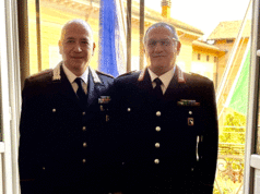 Scandiano: il Luogotenente Vincenzo Massimi va in pensione