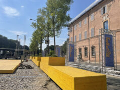 Piazza Sant’Agostino a Modena pronta per l’estate