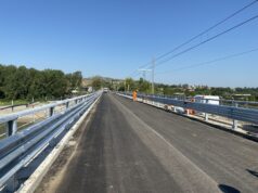 Casalgrande: sopralluogo del Sindaco Daviddi e dei Consiglieri comunali sul Ponte di Veggia