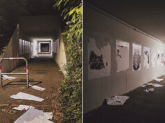 Scandiano, atto vandalico al sottopasso del Parco della Resistenza: l’Amministrazione comunale condanna con fermezza