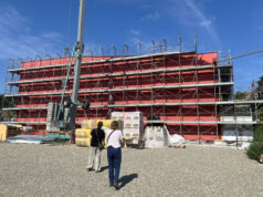 Completate le opere strutturali e la copertura della nuova palestra di Vignola