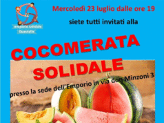 All’emporio solidale di Guastalla “Un pomeriggio in compagnia” e “Cocomerata solidale”