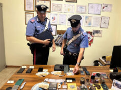 Medicina, uomo arrestato per detenzione di stupefacenti continuata in concorso