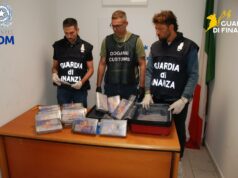 Arrestato narcotrafficante a Fiumicino con 19 chili di cocaina