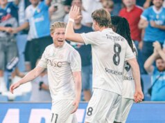 De Bruyne gol e il Napoli vince all’esordio: Sassuolo battuto 2-0